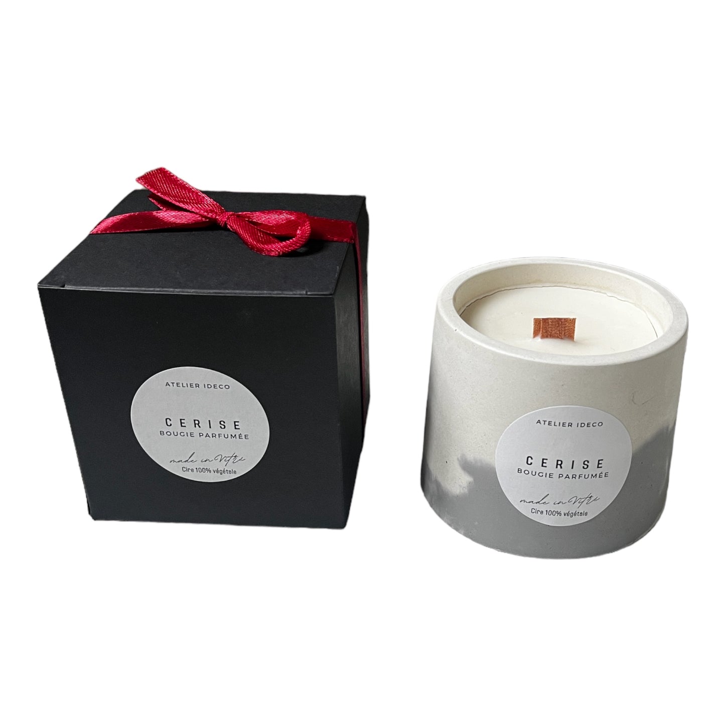 Bougie Parfumée Cerise Noire - Atelier IDeco