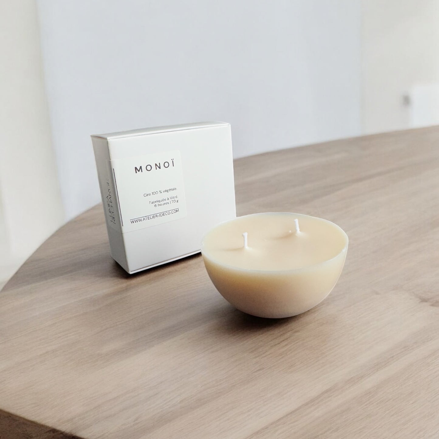 Bougie LUMÉA + 2 Recharges 70GR - Atelier IDeco