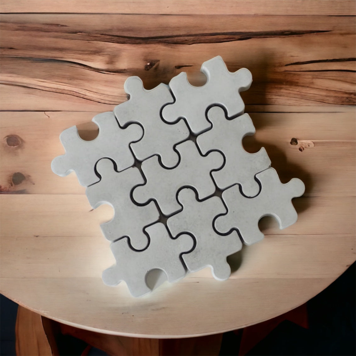 Puzzle en béton - Atelier IDeco