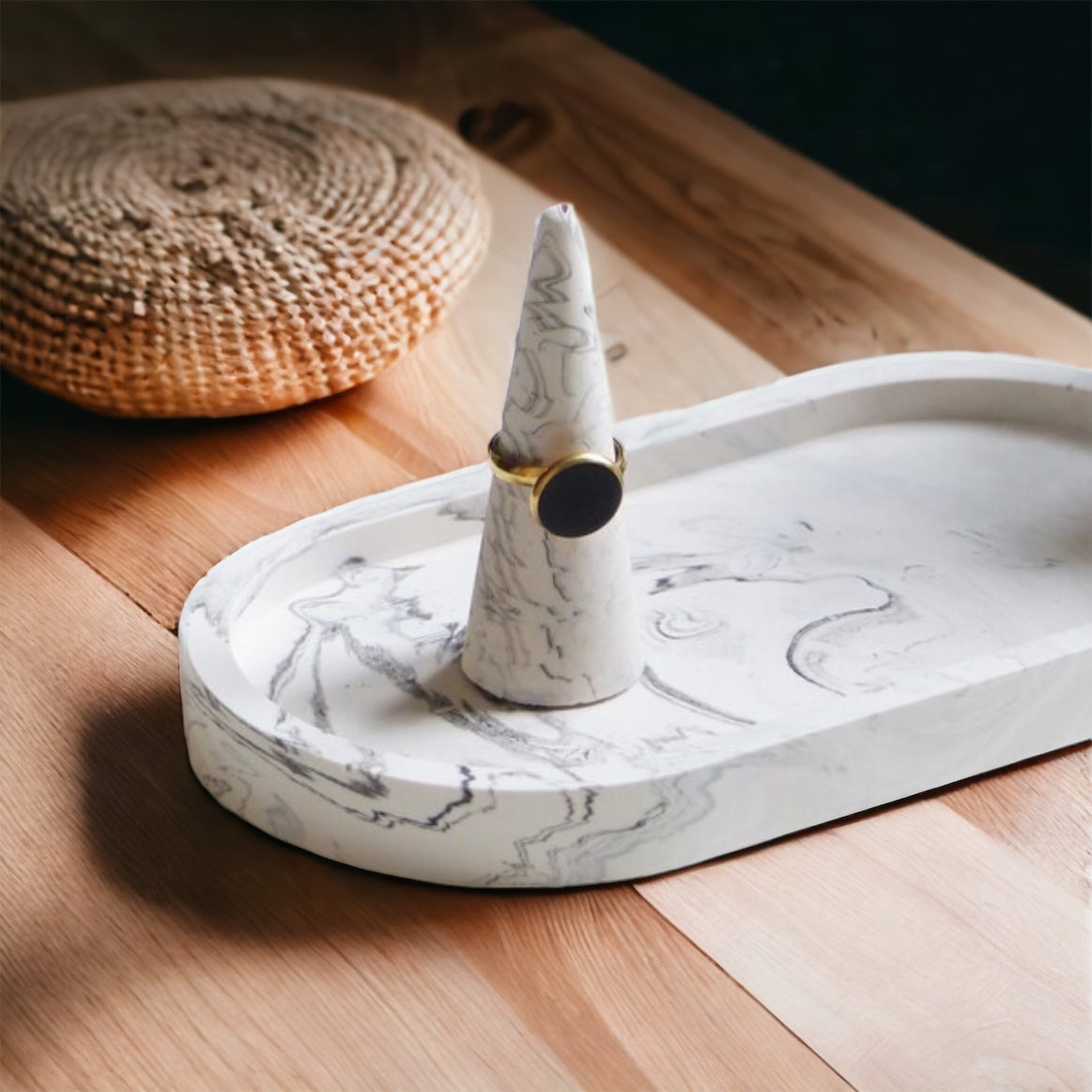 Présentoir Marbré pour Alliances - Atelier IDeco