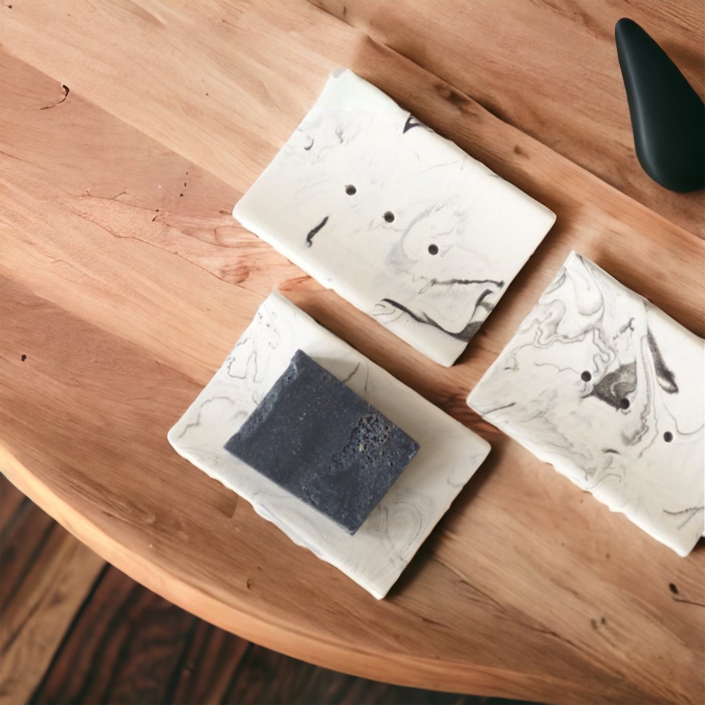 Porte savon marbré - Atelier IDeco