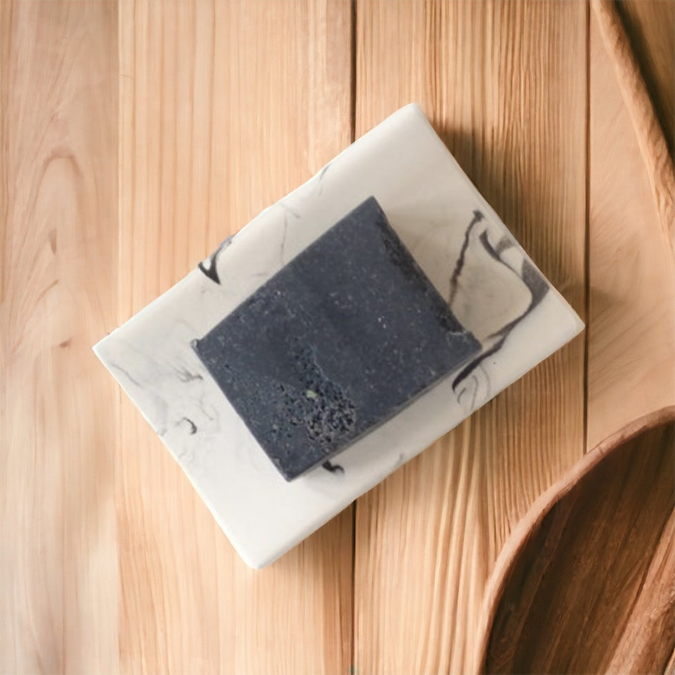 Porte savon marbré - Atelier IDeco