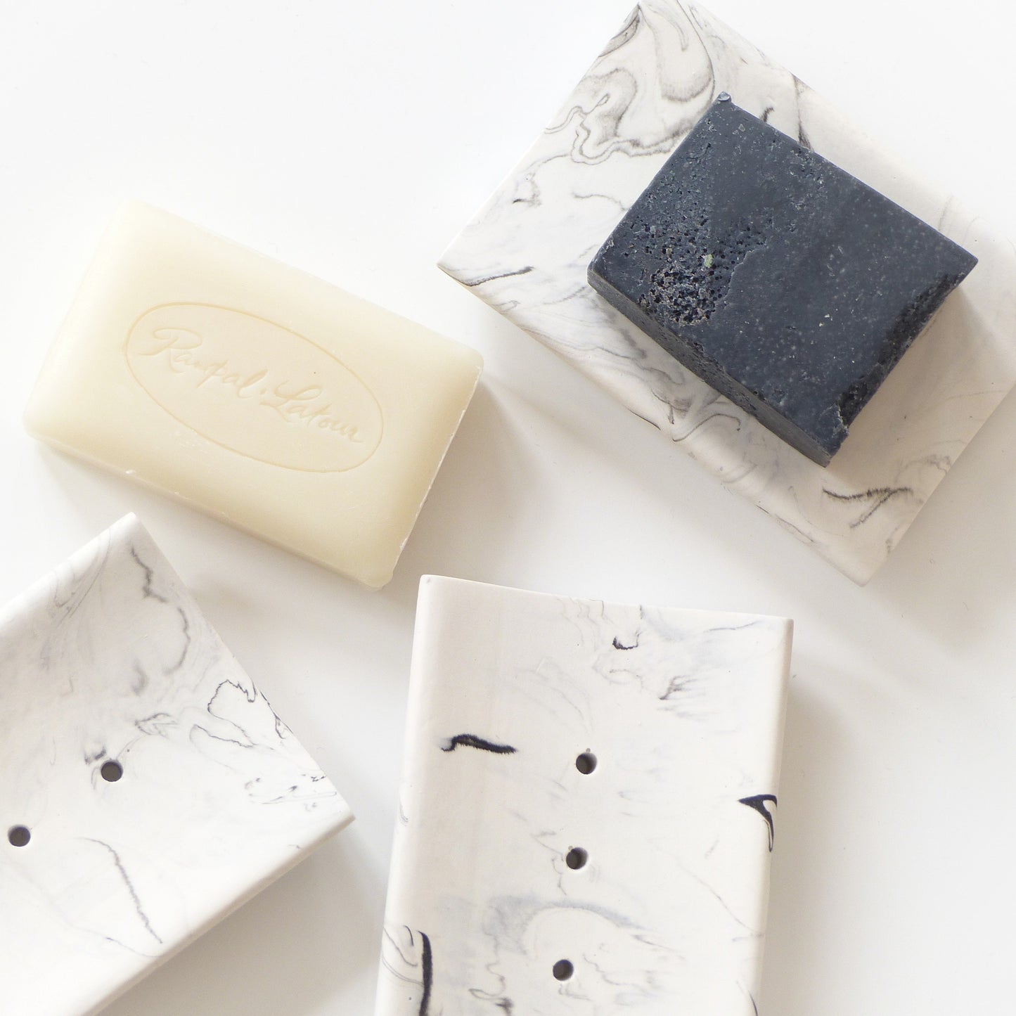 Porte savon marbré - Atelier IDeco