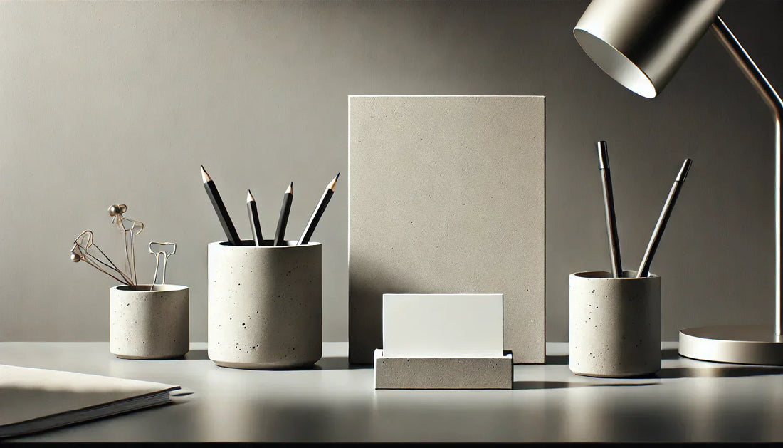 Comment un porte-cartes de visite en béton apporte du cachet à votre bureau ?