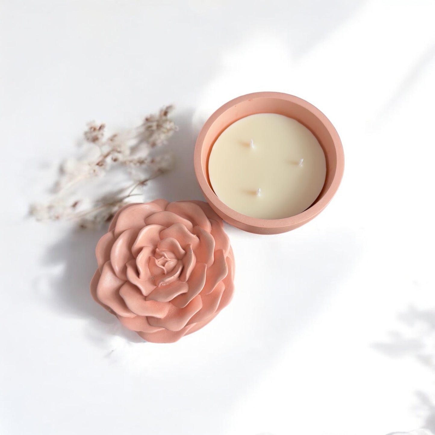 Recharge pour bougies LUMÉA - parfum ROSE - 150g - Atelier IDeco