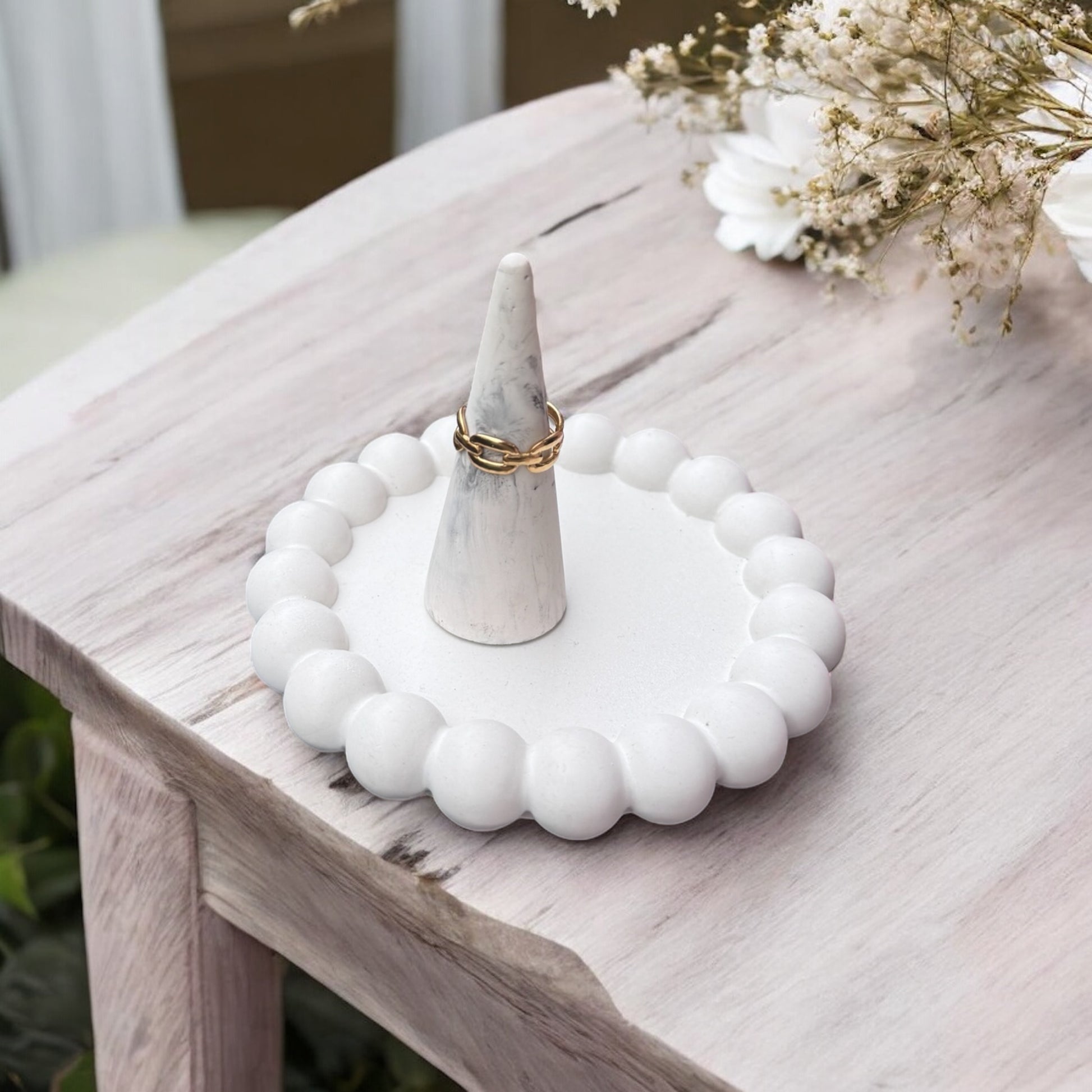 Plateau Bulles – Rangement Élégant pour Bijoux et Décoration