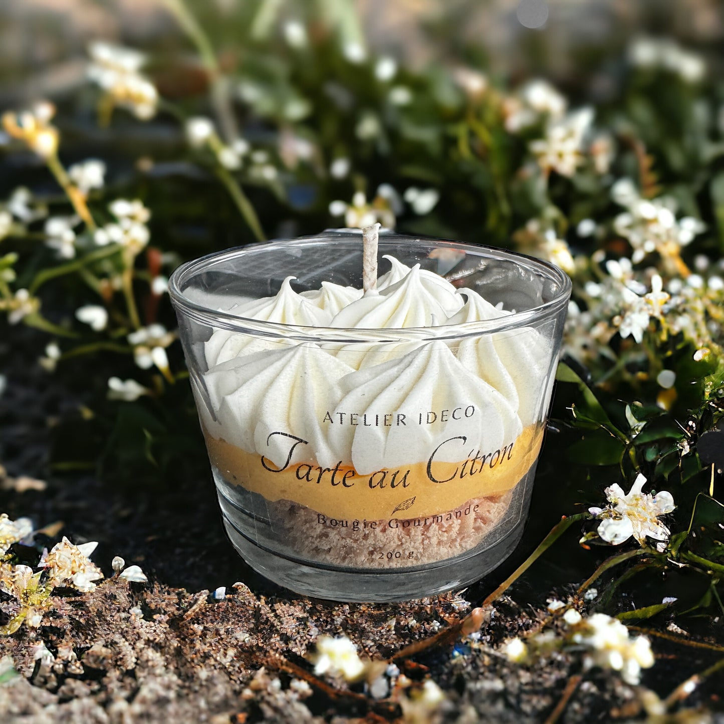 Lemon Meringue Tart Gourmet Candle