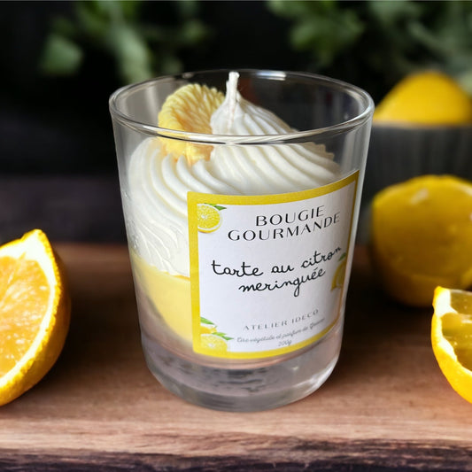 Lemon Meringue Tart Gourmet Candle